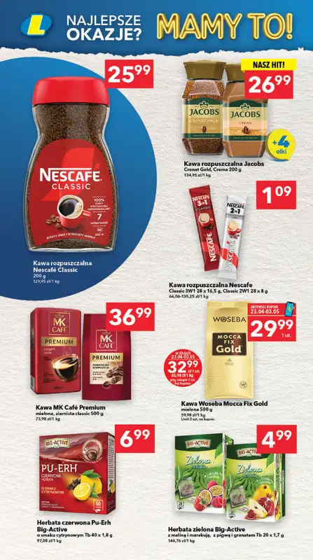LEWIATAN - gazetka promocyjna Mamy TO w Lewiatanie – Zachód od czwartku 23.04 do niedzieli 03.05 - strona 14