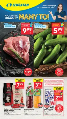 LEWIATAN - gazetka promocyjna Mamy TO w Lewiatanie – Zachód od czwartku 23.04 do niedzieli 03.05