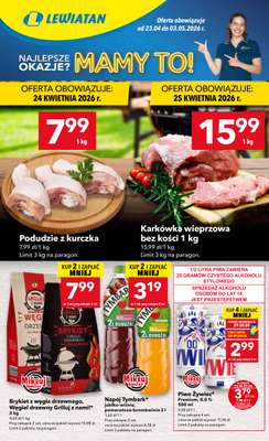 LEWIATAN - gazetka promocyjna Mamy TO w Lewiatanie – Żory od czwartku 23.04 do niedzieli 03.05