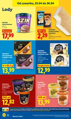 Lidl - gazetka promocyjna Oferta od czwartku od czwartku 23.04 do niedzieli 26.04 - strona 60