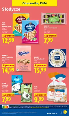 Lidl - gazetka promocyjna Oferta od czwartku od czwartku 23.04 do niedzieli 26.04 - strona 77