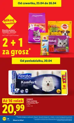 Lidl - gazetka promocyjna Oferta od czwartku od czwartku 23.04 do niedzieli 26.04 - strona 34