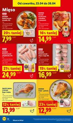 Lidl - gazetka promocyjna Oferta od czwartku od czwartku 23.04 do niedzieli 26.04 - strona 52