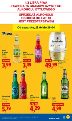 Lidl - gazetka promocyjna Oferta od czwartku od czwartku 23.04 do niedzieli 26.04 - strona 69