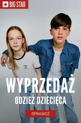 BIG STAR - gazetka promocyjna Dziecięce ubrania w niższych cenach od środy 22.04 