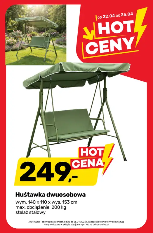 Bricomarche - gazetka promocyjna Majówkowe inspiracje od środy 22.04 do soboty 02.05 - strona 5