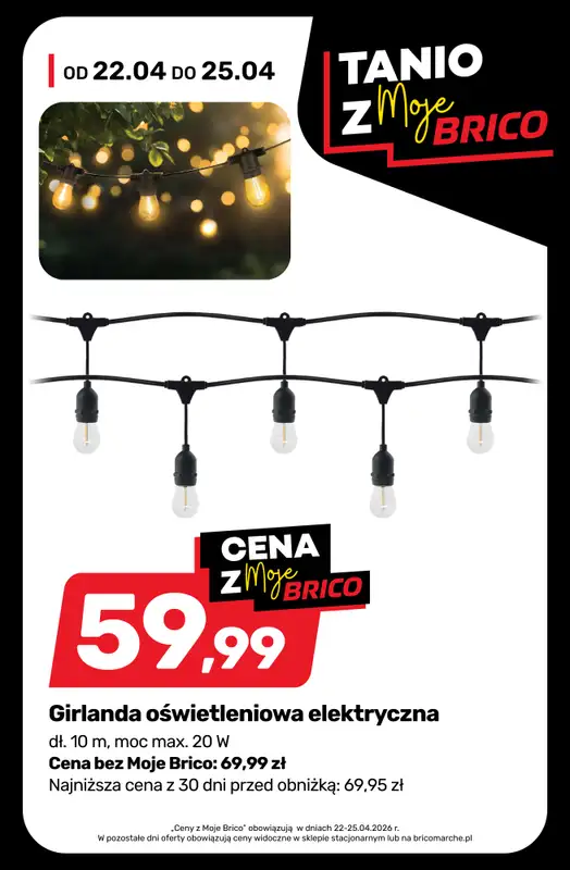 Bricomarche - gazetka promocyjna Majówkowe inspiracje od środy 22.04 do soboty 02.05 - strona 8