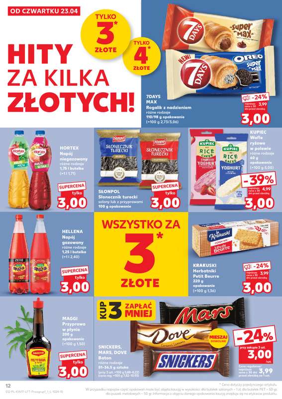 Kaufland - gazetka promocyjna Gazetka Tygodnia od czwartku 23.04 do wtorku 28.04 - strona 12