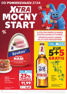 Kaufland - gazetka promocyjna Gazetka Tygodnia od czwartku 23.04 do wtorku 28.04 - strona 68