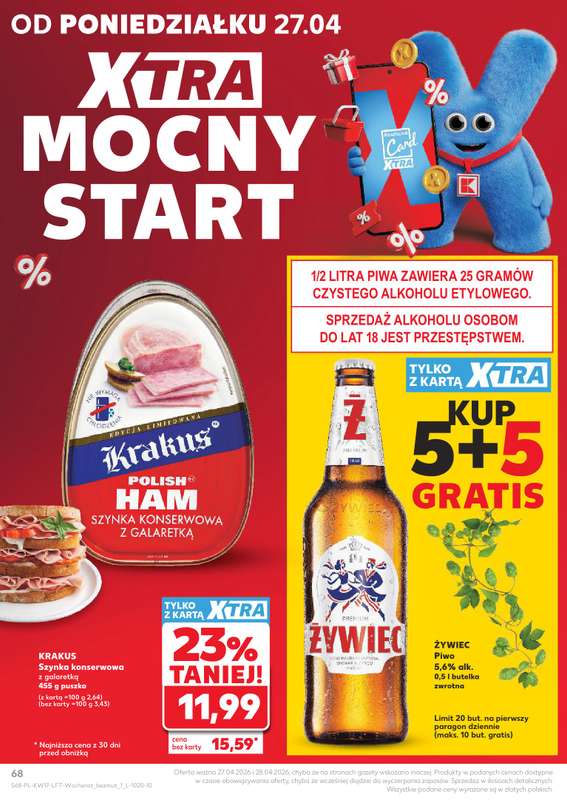 Kaufland - gazetka promocyjna Gazetka Tygodnia od czwartku 23.04 do wtorku 28.04 - strona 68