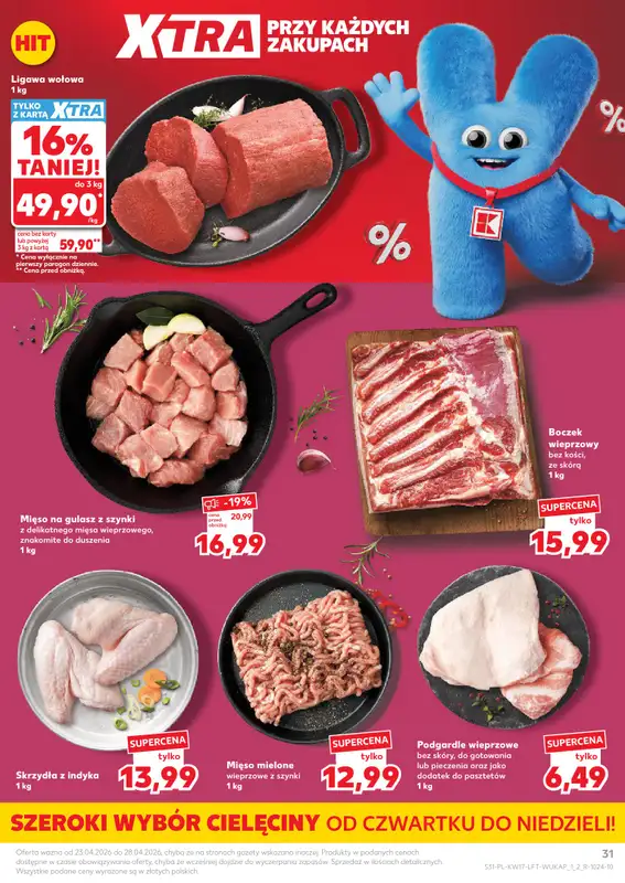 Kaufland - gazetka promocyjna Gazetka Tygodnia od czwartku 23.04 do wtorku 28.04 - strona 31