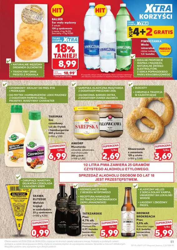 Kaufland - gazetka promocyjna Gazetka Tygodnia od czwartku 23.04 do wtorku 28.04 - strona 51