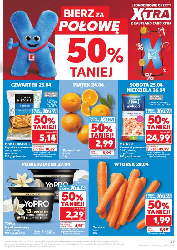 Kaufland - gazetka promocyjna Gazetka Tygodnia od czwartku 23.04 do wtorku 28.04 - strona 21