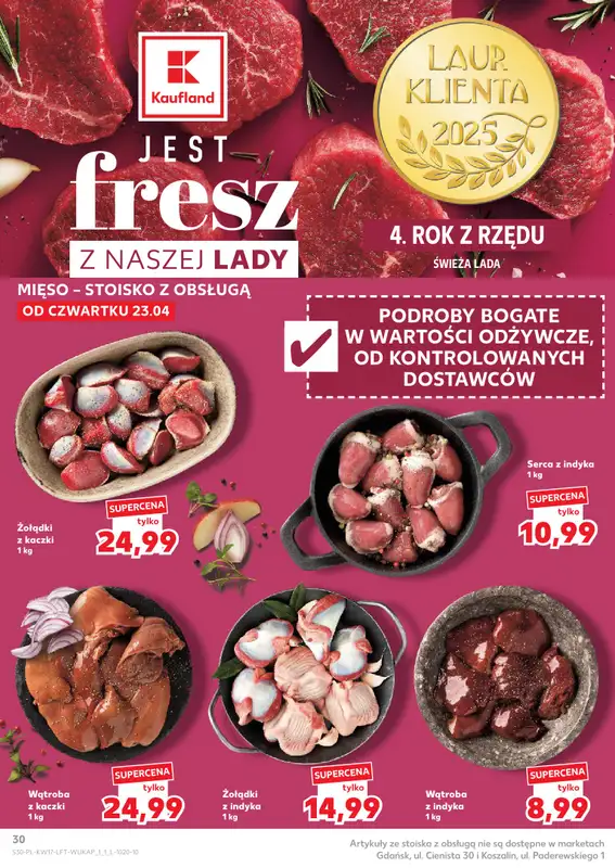 Kaufland - gazetka promocyjna Gazetka Tygodnia od czwartku 23.04 do wtorku 28.04 - strona 30