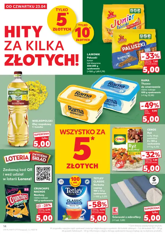 Kaufland - gazetka promocyjna Gazetka Tygodnia od czwartku 23.04 do wtorku 28.04 - strona 14