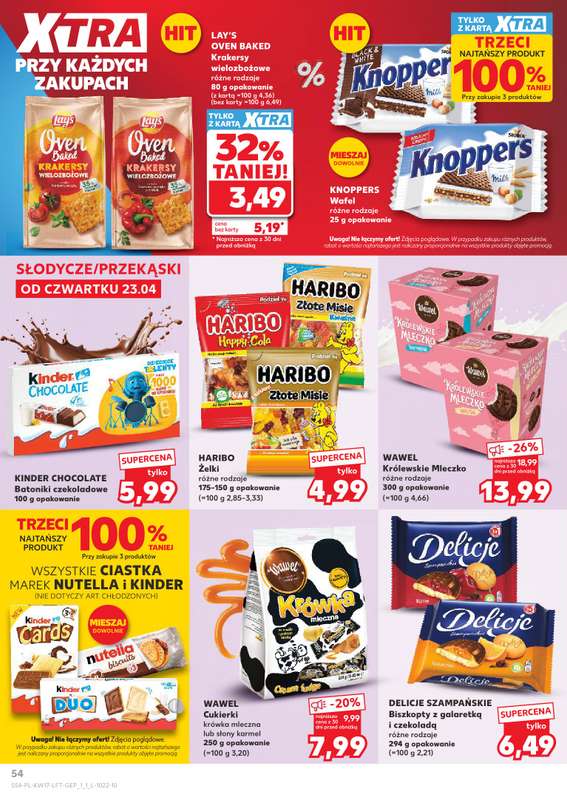 Kaufland - gazetka promocyjna Gazetka Tygodnia od czwartku 23.04 do wtorku 28.04 - strona 54