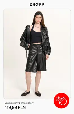 Cropp - gazetka promocyjna Bermudy dla niej od środy 22.04  - strona 9