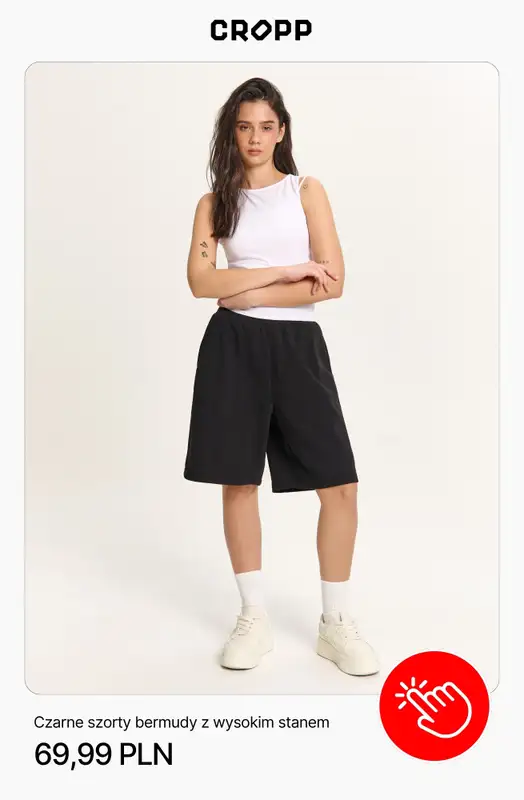 Cropp - gazetka promocyjna Bermudy dla niej od środy 22.04  - strona 7