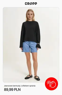 Cropp - gazetka promocyjna Bermudy dla niej od środy 22.04  - strona 8