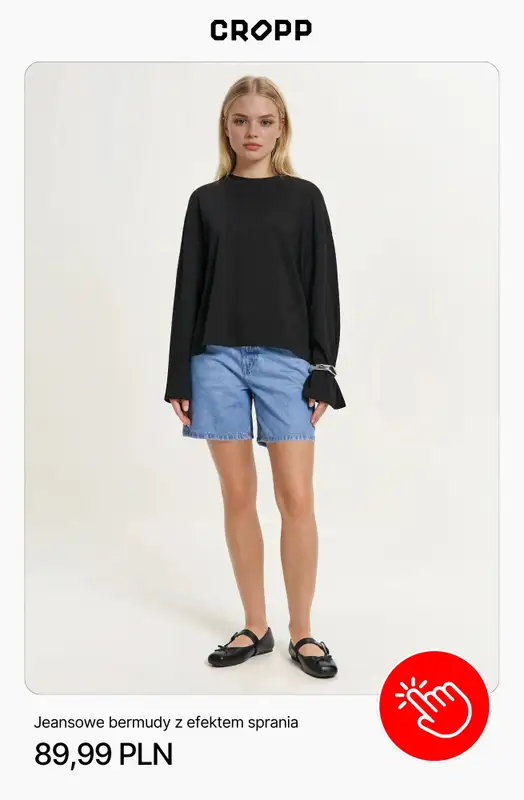 Cropp - gazetka promocyjna Bermudy dla niej od środy 22.04  - strona 8