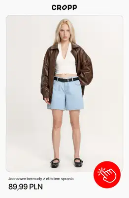 Cropp - gazetka promocyjna Bermudy dla niej od środy 22.04  - strona 3