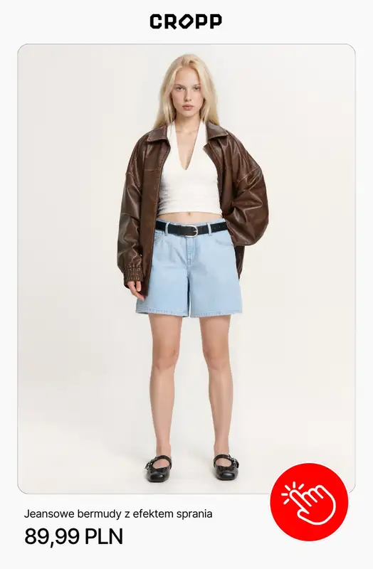 Cropp - gazetka promocyjna Bermudy dla niej od środy 22.04  - strona 3