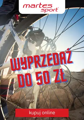 Martes Sport - gazetka promocyjna Wyprzedaż do 50 zł od środy 22.04 do środy 29.04