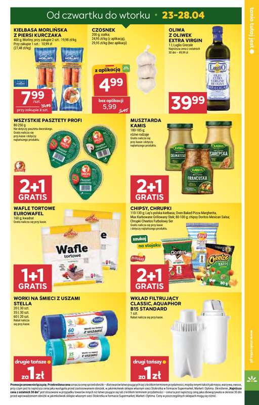 Stokrotka - gazetka promocyjna Gazetka Supermarket od czwartku 23.04 do wtorku 28.04 - strona 7