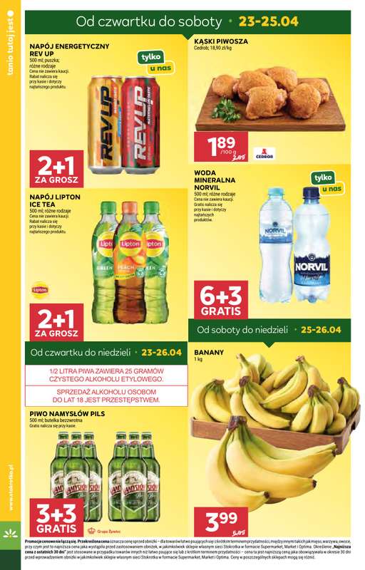 Stokrotka - gazetka promocyjna Gazetka Supermarket od czwartku 23.04 do wtorku 28.04 - strona 6