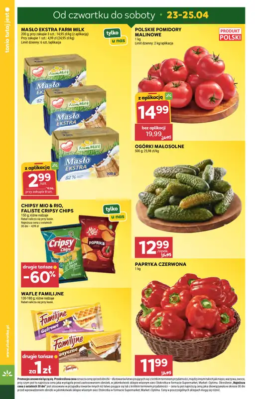 Stokrotka - gazetka promocyjna Gazetka Supermarket od czwartku 23.04 do wtorku 28.04 - strona 4