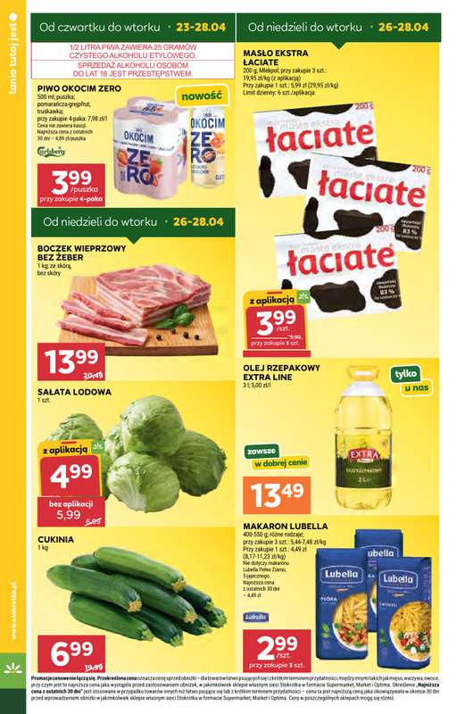 Stokrotka - gazetka promocyjna Gazetka Supermarket od czwartku 23.04 do wtorku 28.04 - strona 8