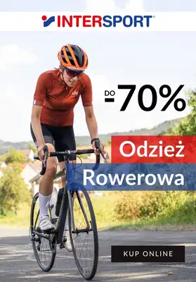 Intersport - gazetka promocyjna Do -70% odzież rowerowa od środy 22.04 do wtorku 05.05