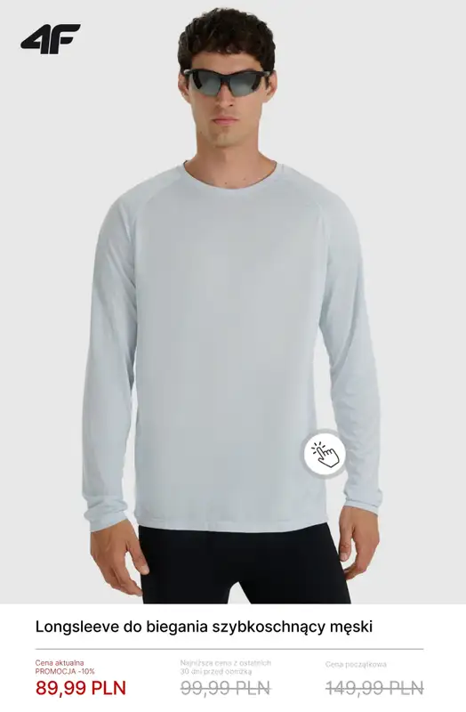 4F - gazetka promocyjna Strefa biegacza – promocje od środy 22.04  - strona 9