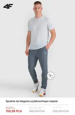 4F - gazetka promocyjna Strefa biegacza – promocje od środy 22.04  - strona 10