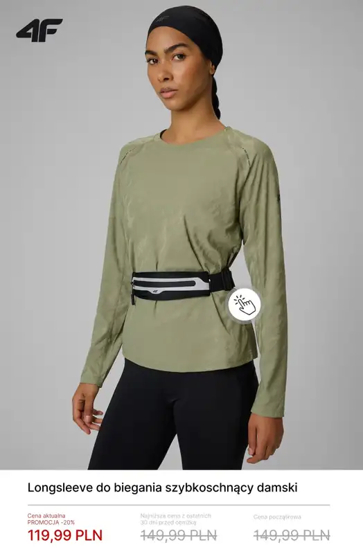 4F - gazetka promocyjna Strefa biegacza – promocje od środy 22.04  - strona 6