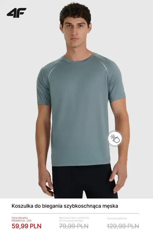 4F - gazetka promocyjna Strefa biegacza – promocje od środy 22.04  - strona 4