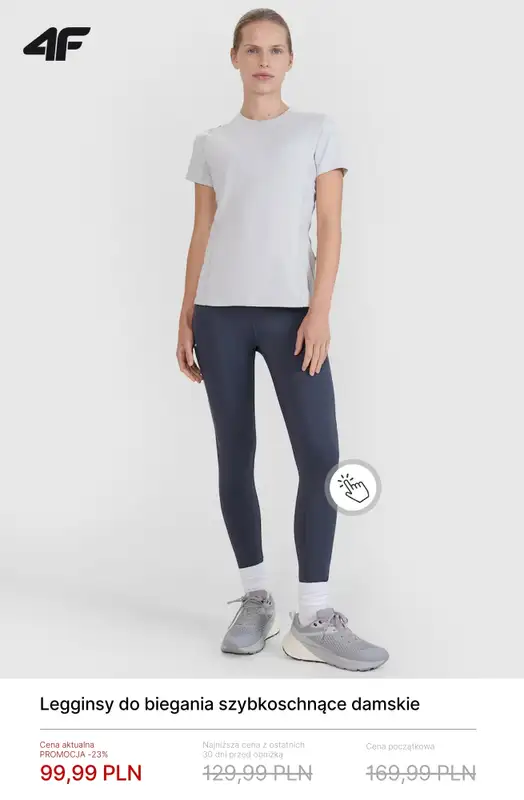 4F - gazetka promocyjna Strefa biegacza – promocje od środy 22.04  - strona 3