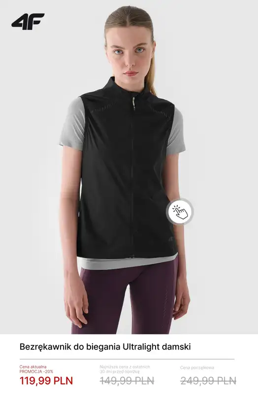 4F - gazetka promocyjna Strefa biegacza – promocje od środy 22.04  - strona 12