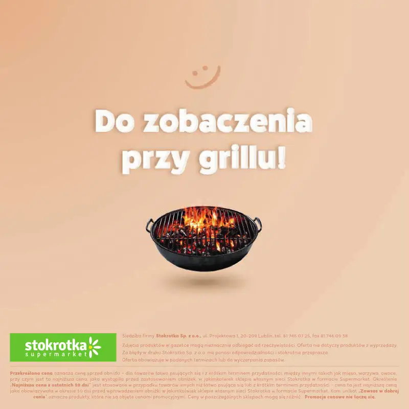 Stokrotka - gazetka promocyjna Katalog Grill!  do środy 06.05 - strona 52