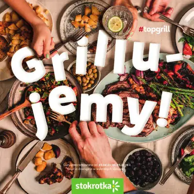 Stokrotka - gazetka promocyjna Katalog Grill!  do środy 06.05