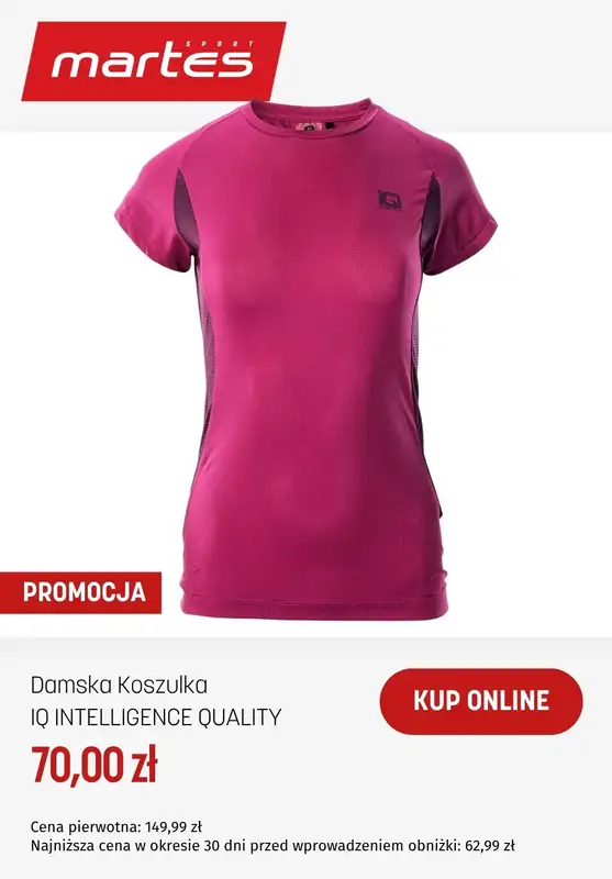 Martes Sport - gazetka promocyjna Odzież do biegania od środy 22.04  - strona 9