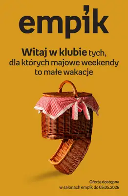 Empik - gazetka promocyjna Majówka od środy 22.04 do wtorku 05.05
