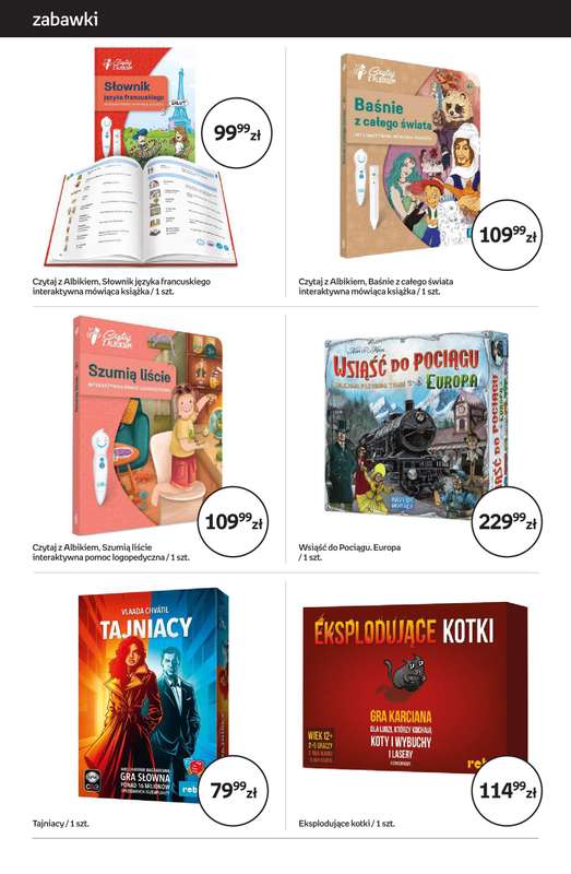 Empik - gazetka promocyjna Tom kultury: zabawki od środy 22.04 do wtorku 05.05 - strona 20