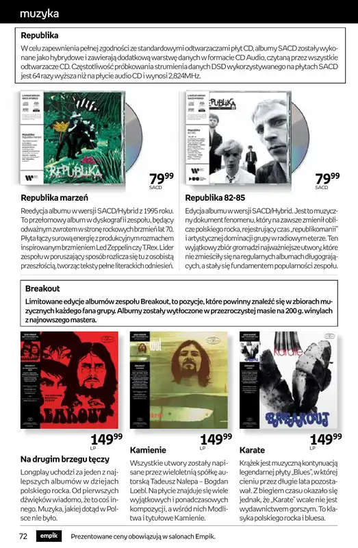 Empik - gazetka promocyjna Tom kultury: muzyka od środy 22.04 do wtorku 05.05 - strona 9