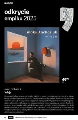 Empik - gazetka promocyjna Tom kultury: muzyka od środy 22.04 do wtorku 05.05 - strona 5