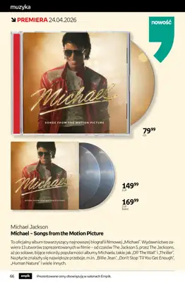 Empik - gazetka promocyjna Tom kultury: muzyka od środy 22.04 do wtorku 05.05 - strona 3