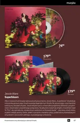 Empik - gazetka promocyjna Tom kultury: muzyka od środy 22.04 do wtorku 05.05 - strona 4