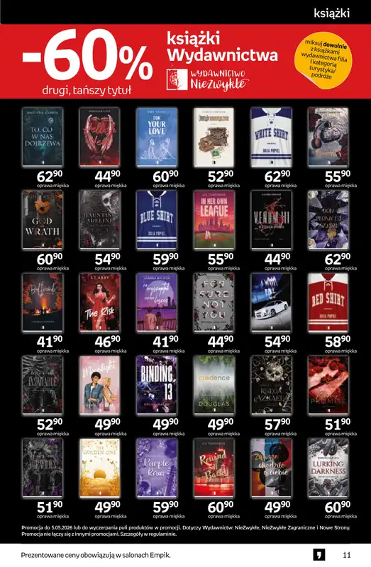 Empik - gazetka promocyjna Tom kultury: książki od środy 22.04 do wtorku 05.05 - strona 11
