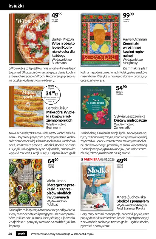 Empik - gazetka promocyjna Tom kultury: książki od środy 22.04 do wtorku 05.05 - strona 44