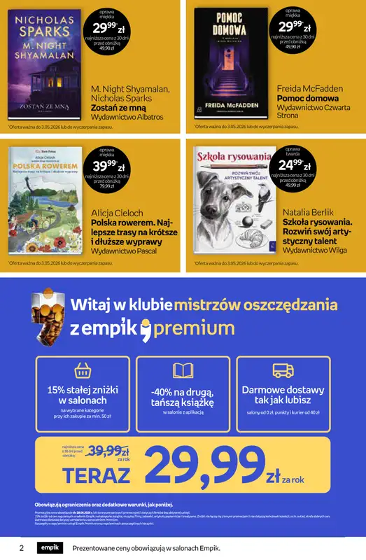 Empik - gazetka promocyjna Tom kultury: książki od środy 22.04 do wtorku 05.05 - strona 2